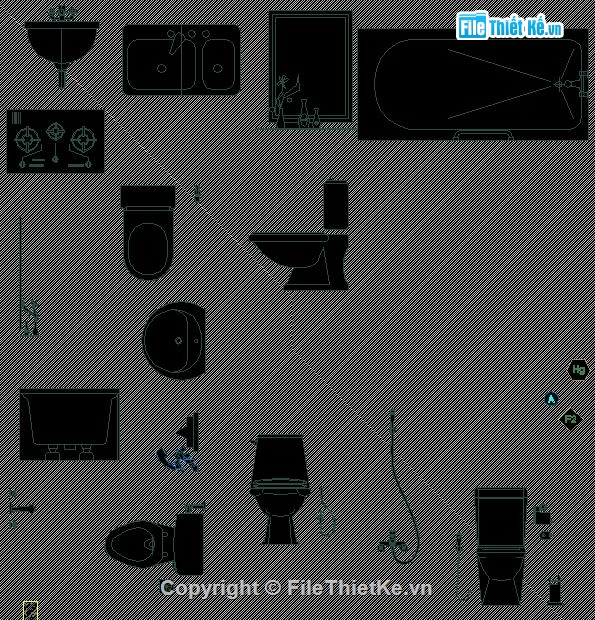 block thuộc tính,thư viện block,File cad